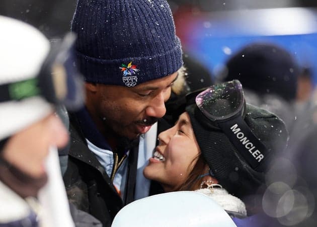 Chloe Kim Receives Valentine from Myles Garrett