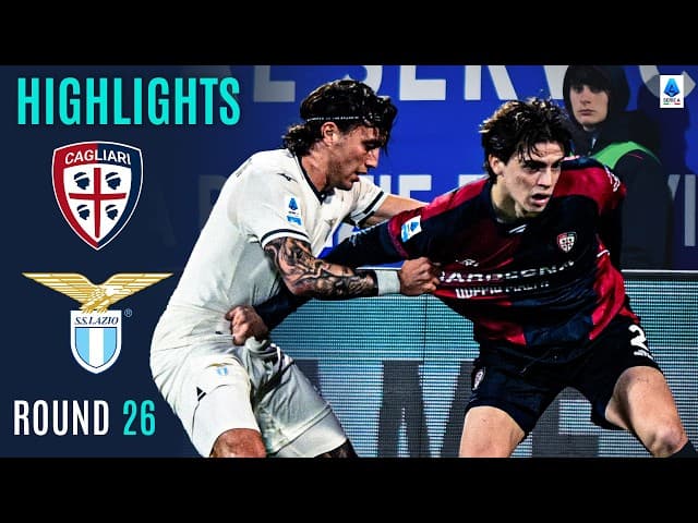Watch: Lazio Can’t Break 10-Man Cagliari Despite Late Onslaught – The Highlights
