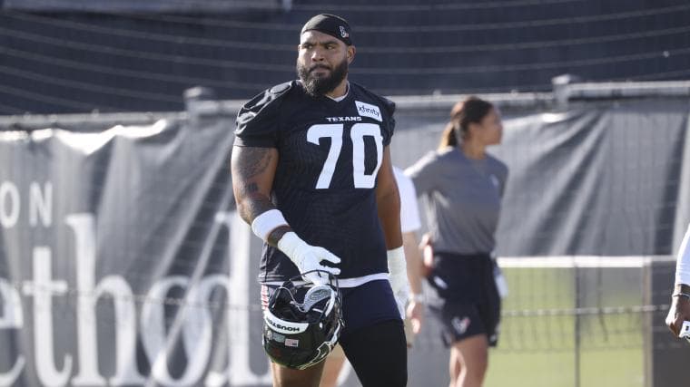 Will Juice Scruggs start for Lions? How former Texans OL factors into Detroit's plans