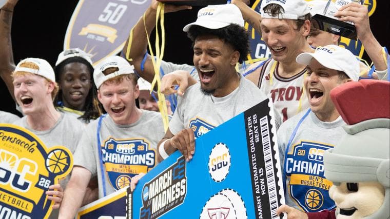 Troy beats Georgia Southern for NCAA Tournament berth, Sun Belt title