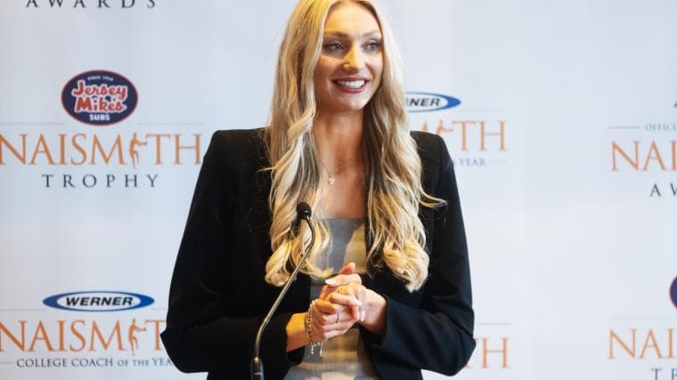 WNBA’s Cameron Brink flaunts chiseled abs in a very not-for-office bra top suit