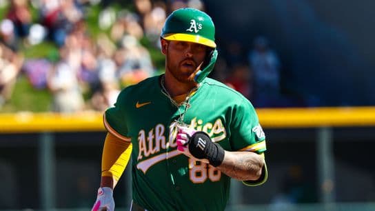 TST Images: Athletics defeat the Angels, 7-4, in Las Vegas
