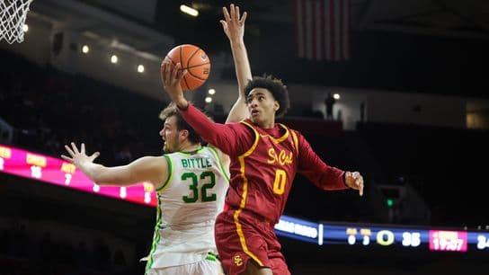 TST Images: Oregon beats USC, 71-70, at Galen Center