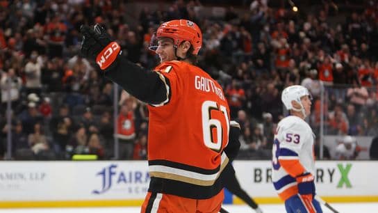 Ducks bounce back with another come back, milestone goals from Gauthier over Islanders