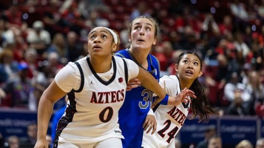 TST Images: Air Force defeats SDSU, 83-76, at the Thomas & Mack Center
