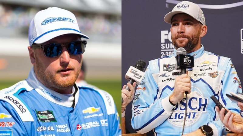 Austin Hill Reacts to Ross Chastain's Last Lap Move