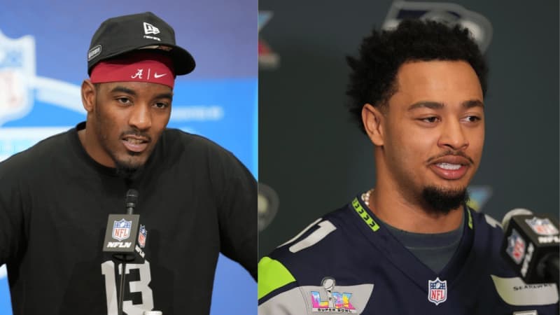 Sam Darnold Details Similarities Between Jaxon Smith-Njigba and Justin Jefferson as Route Runners