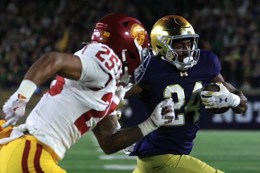 Jadarian Price, Notre Dame's No. 2 running back, may be NFL draft's second-best RB