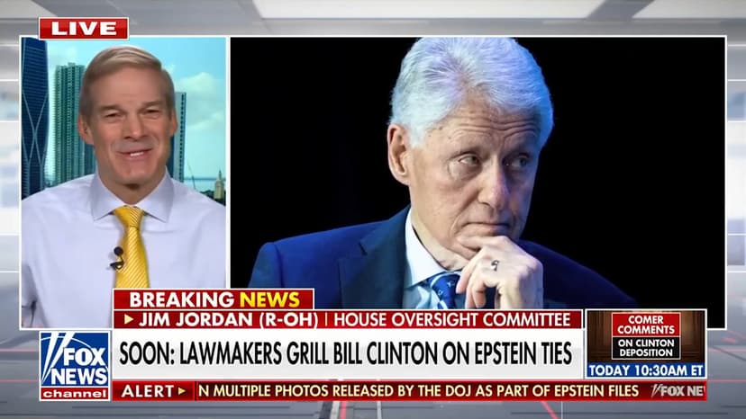 Jim Jordan Questions DOJ Weaponization and Clintons' Epstein Ties