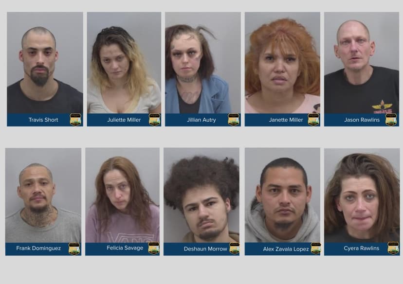 10 Arrested in Connection with Trespassing Residence in Virginia Beach