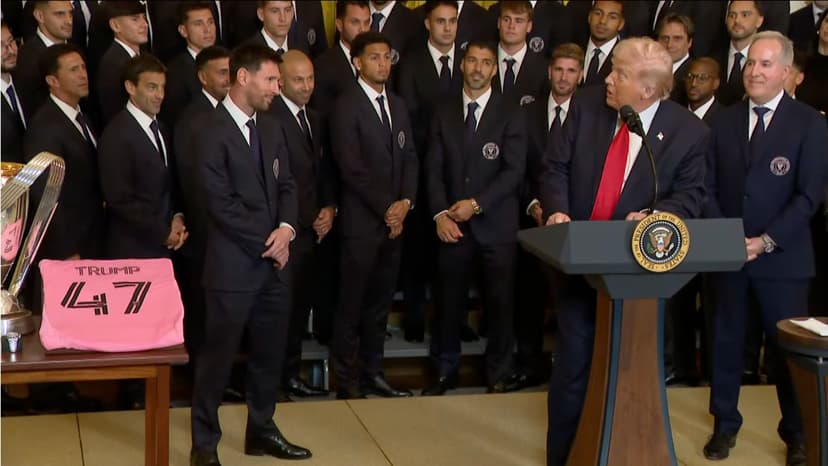 Lionel Messi Stood Beside Donald Trump as a White House Trophy Ceremony Turned Into an Iran War Briefing. For Some Fans, That Was the Breaking Point