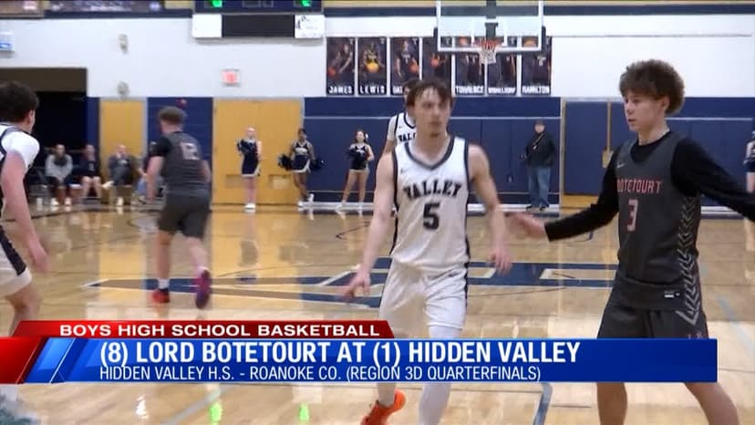 Hidden Valley boys win in the Region 3D basketball quarterfinals
