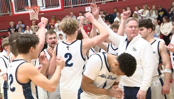 Burlington Notre Dame boys’ basketball prepares for upcoming State tournament