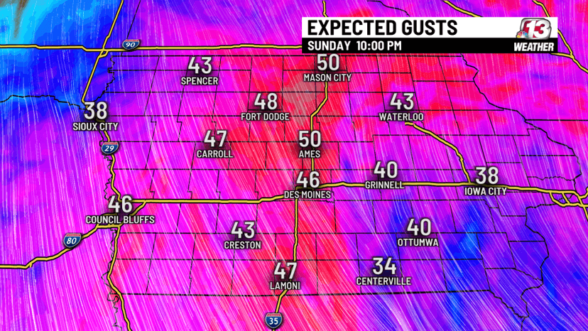 Blizzard Conditions Hit Iowa with Snow and High Winds