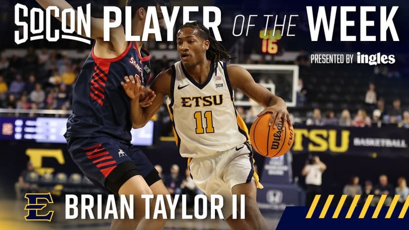 ETSU’s Taylor II named SoCon Player of the Week