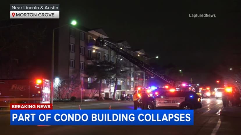 Morton Grove Condo Building Partially Collapses, Residents Evacuated