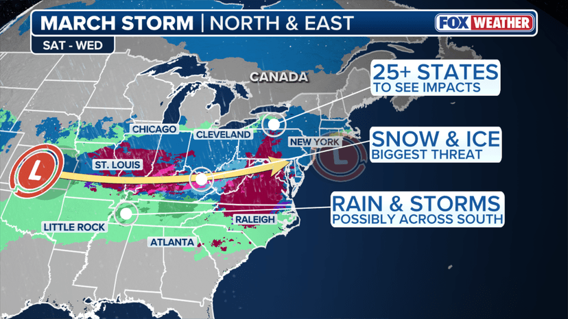 Early March forecast warns of another snowstorm