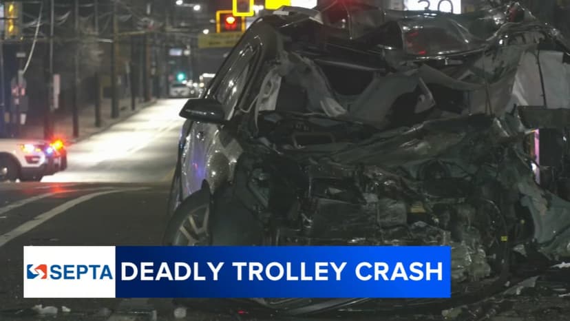 Man Ejected from SUV in Deadly Head-on Crash with SEPTA Trolley in Parkside
