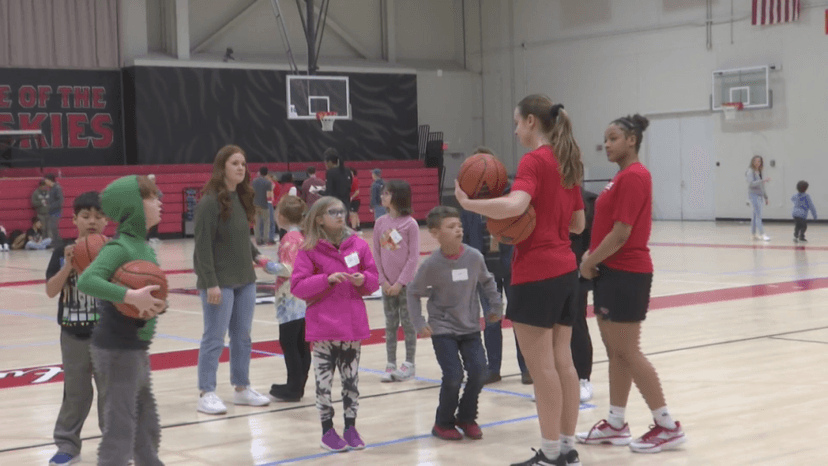 NIU women’s basketball, Beautiful Lives Project empowers students with disabilities with basketball camp