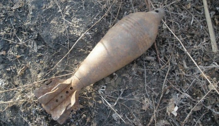WWI Artillery Shell Removed in Bitola, North Macedonia