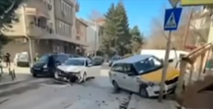 Macedonian Interior Ministry Vehicle Involved in Serious Traffic Accident in Crniche