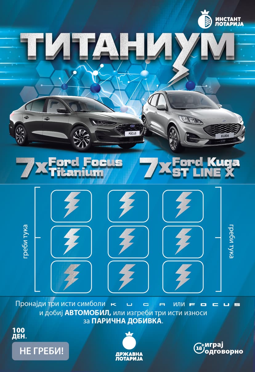 State Lottery Offers New Car Prize for 100 Denars