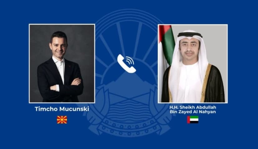 Macedonian Foreign Minister discusses de-escalation with UAE counterpart