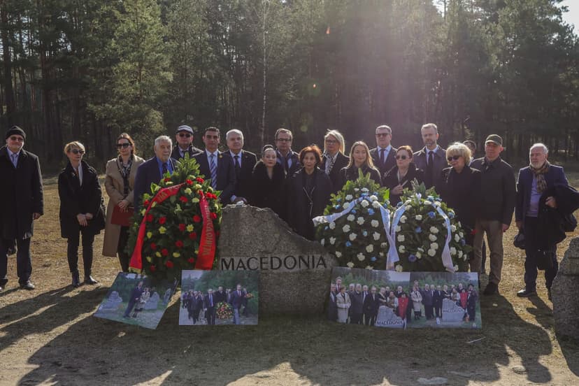 Siljanovska-Davkova Condemns Holocaust Revisionism at Treblinka