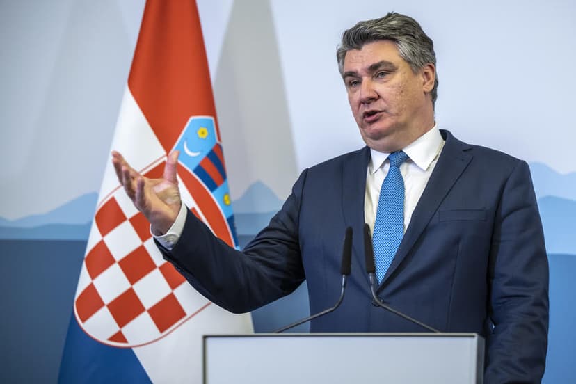 Croatian President Milanović Rebukes Israeli Ambassador
