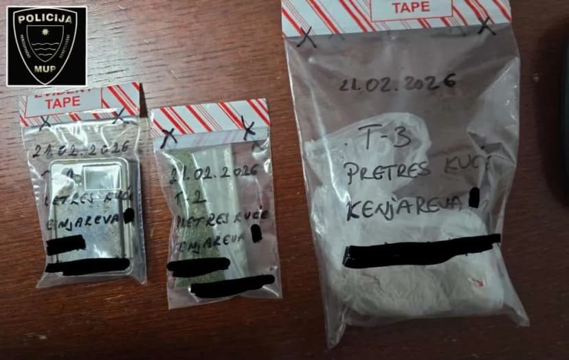 Heroin Seized, One Arrested in Mostar House Search