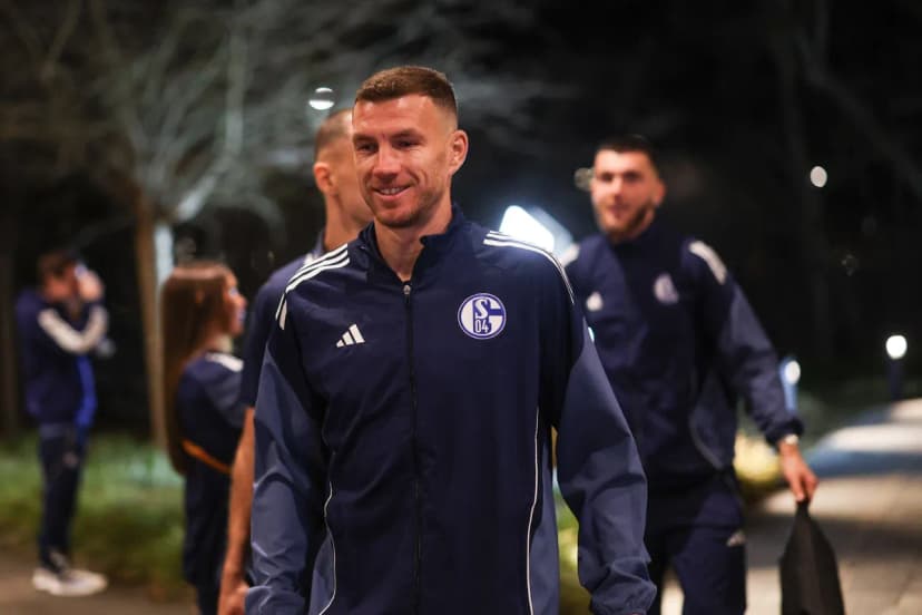 German media: Schalke is considering extending cooperation with Džeko