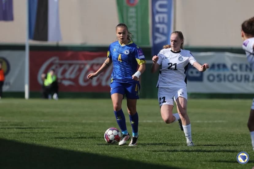 BiH female footballers defeated Estonia at the opening of World Cup qualifiers