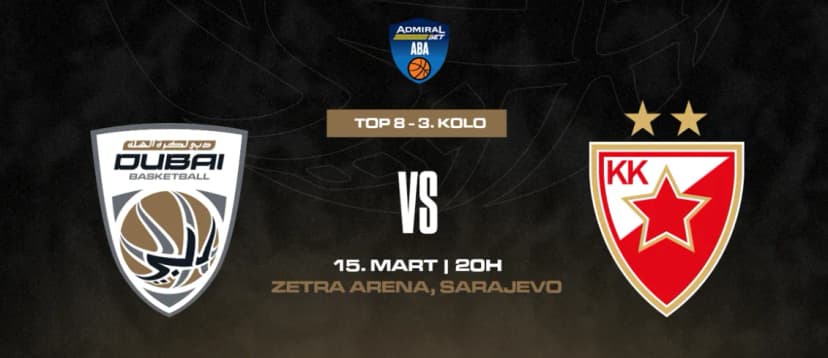 Ticket sales begin for Dubai-Crvena zvezda match in Sarajevo: KK Bosna BH Telecom members have preferential prices