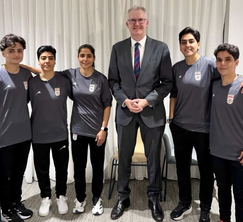 Australians listened to Trump: Five Iranian female footballers received humanitarian visas