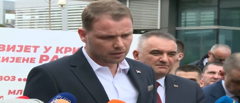 Savo Minić, premijer RS došao na konferenciju za medije Draška Stanivukovića