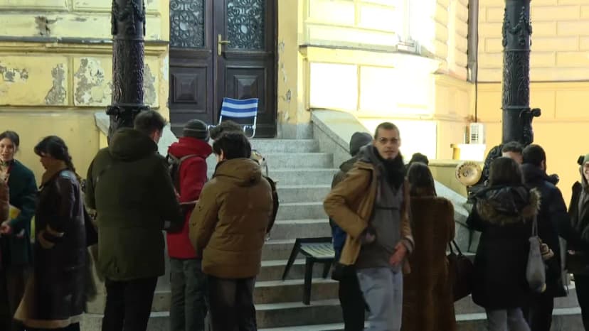 Studenti obeležili godinu dana od "oslobođenja" SKC-a