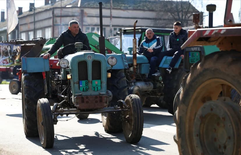 Serbian Farmers Escalate Protests with Road Blockades