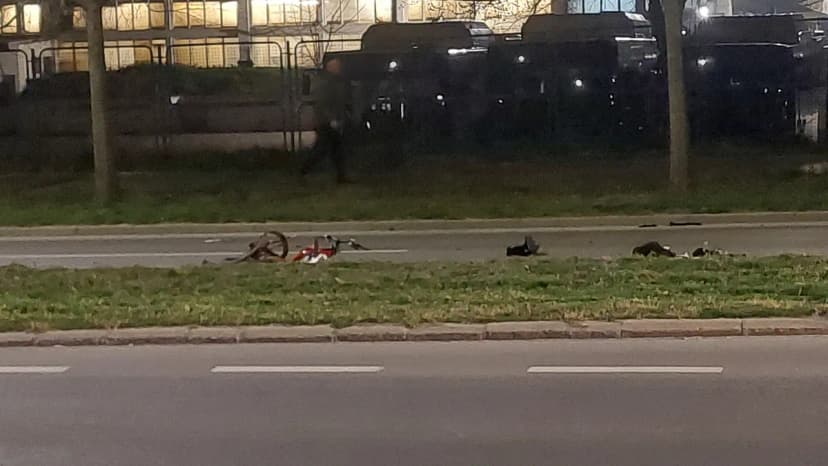 Motorcyclist Injures Pedestrian in Novi Sad