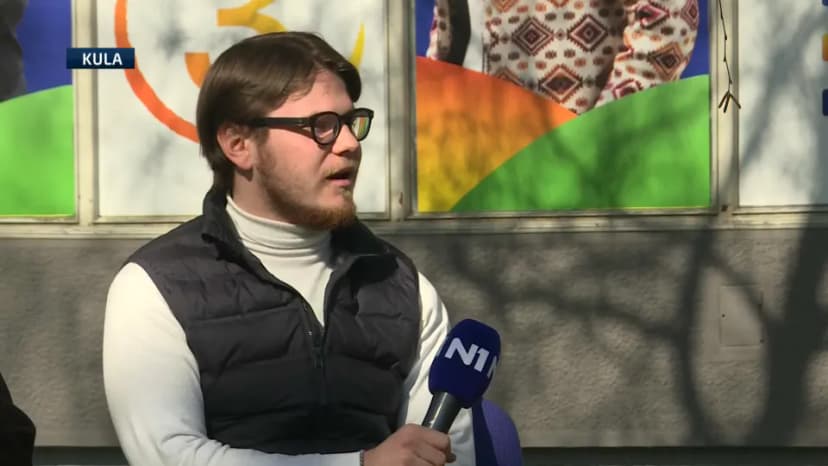 Student Roland Šipoš Receives Threats Ahead of Kula Local Elections