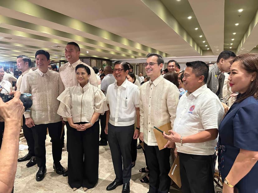 Robredo, Moreno join Marcos in Palace launch of LGU programs
