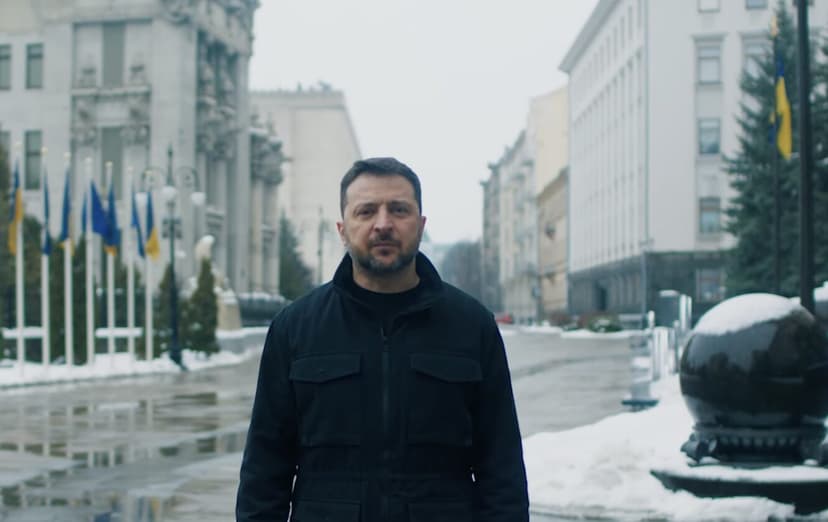 "Four years since Putin took Kyiv in three days": Zelensky published an address on the fourth anniversary of the war