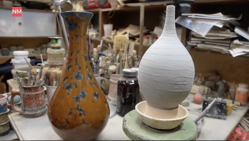 Moldovan Master Creates Rare Crystalline Ceramics