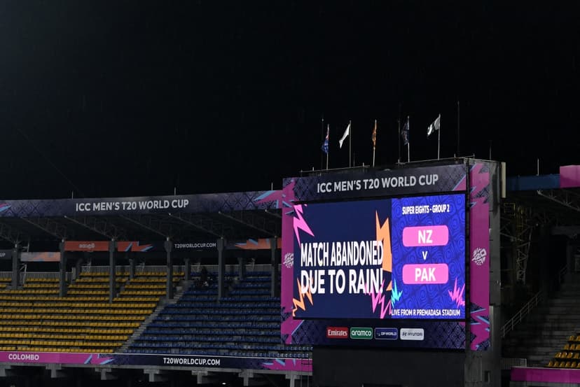 Pakistan-New Zealand T20 World Cup Opener Abandoned Due to Rain