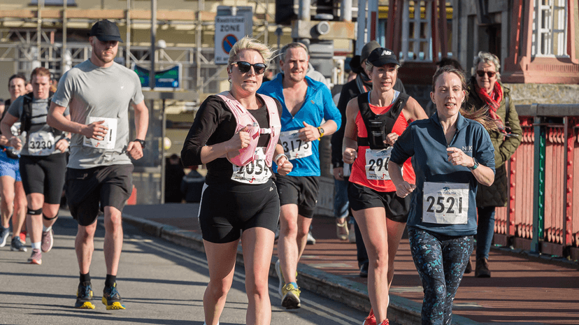 Runners descend on seaside town for half marathon