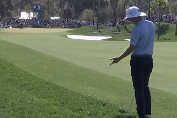 ’18-handicappers hit one better than that’: Watch Joe Highsmith scuff the most relatable shot of the Players so far