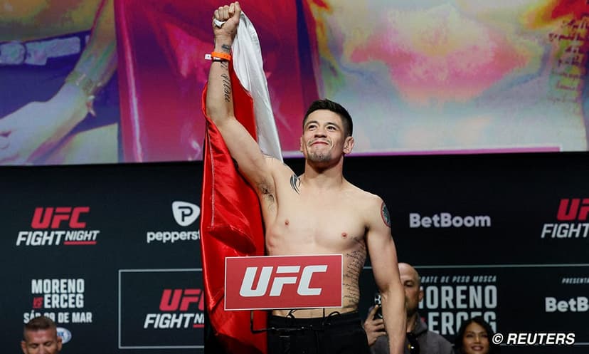 Brandon Moreno 'not interested at all' in fighting at UFC White House