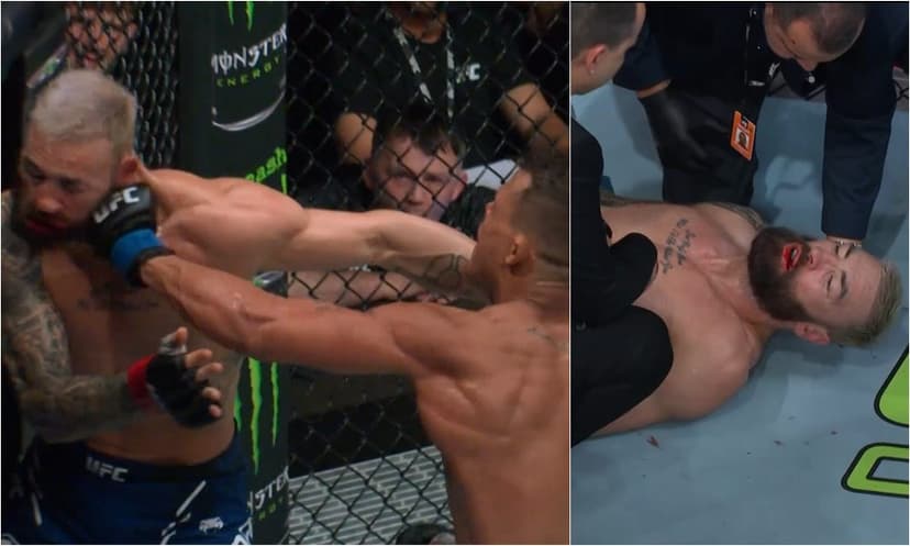 UFC 326 full fight: Caio Borralho sleeps Paul Craig with nasty hook