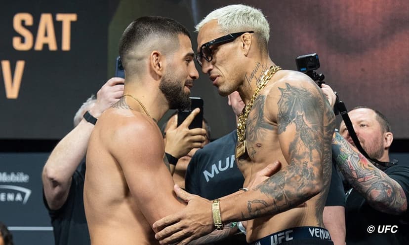 Charles Oliveira says Ilia Topuria beats Justin Gaethje, won't chase revenge