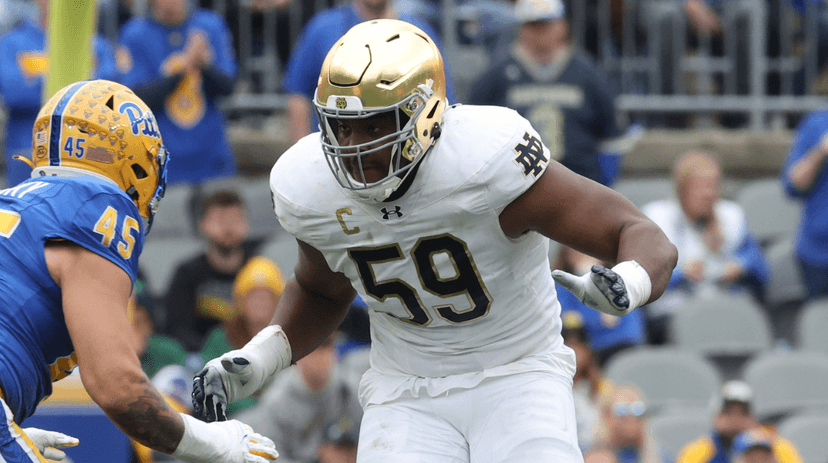 NFL Combine Recap: Notre Dame Offensive Lineman Aamil Wagner Showcased His Athleticism