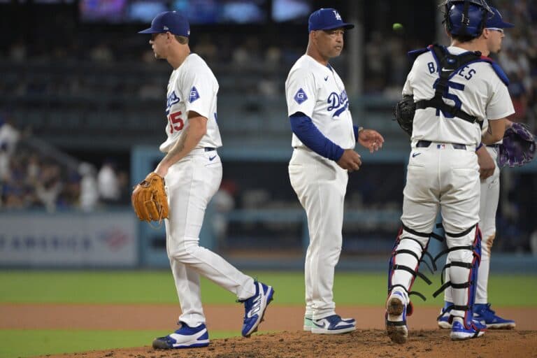 Dodgers manager has 3-word update on injured 27-year-old pitcher